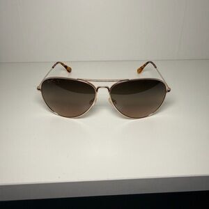 Maui Jim Maverick Brown Aviator Sunglasses